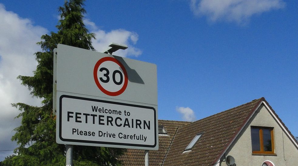 The village of Fettercairn.