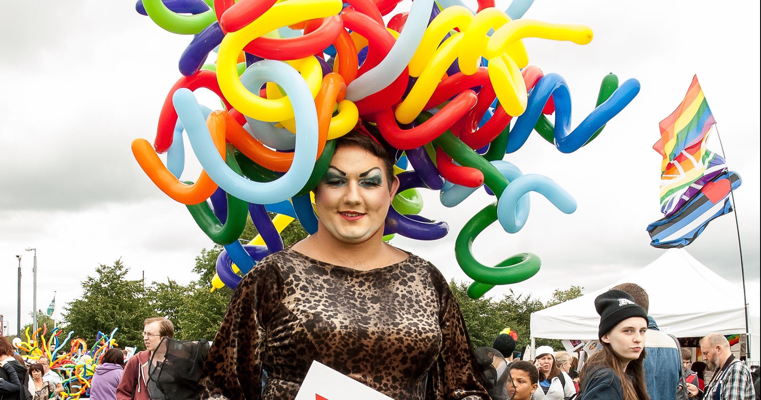 Nathan Sparling, aka drag queen Nancy Clench, will hosted the Kirkcaldy Pride event