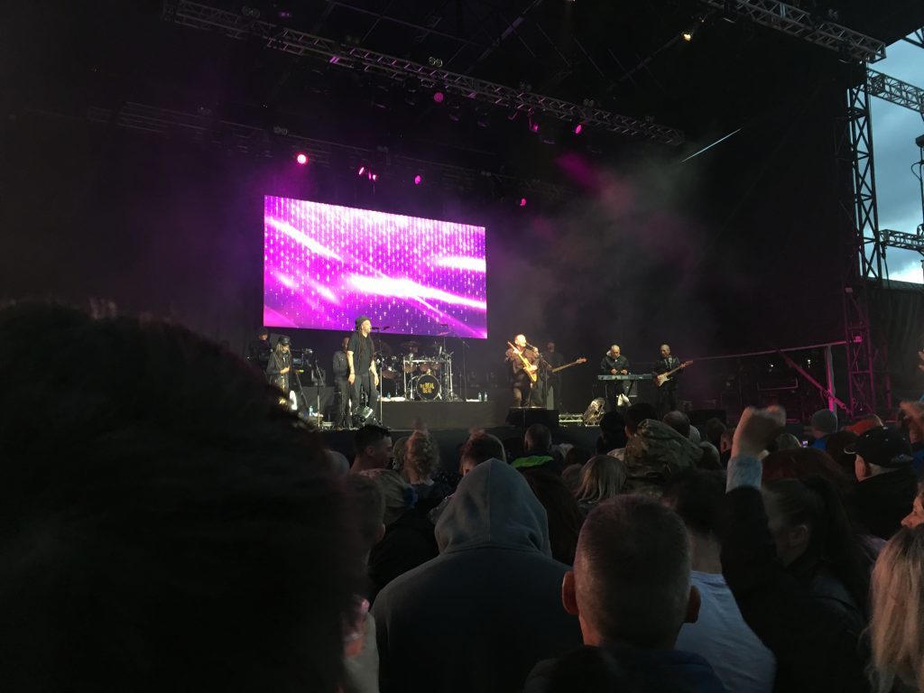 UB40 on stage.