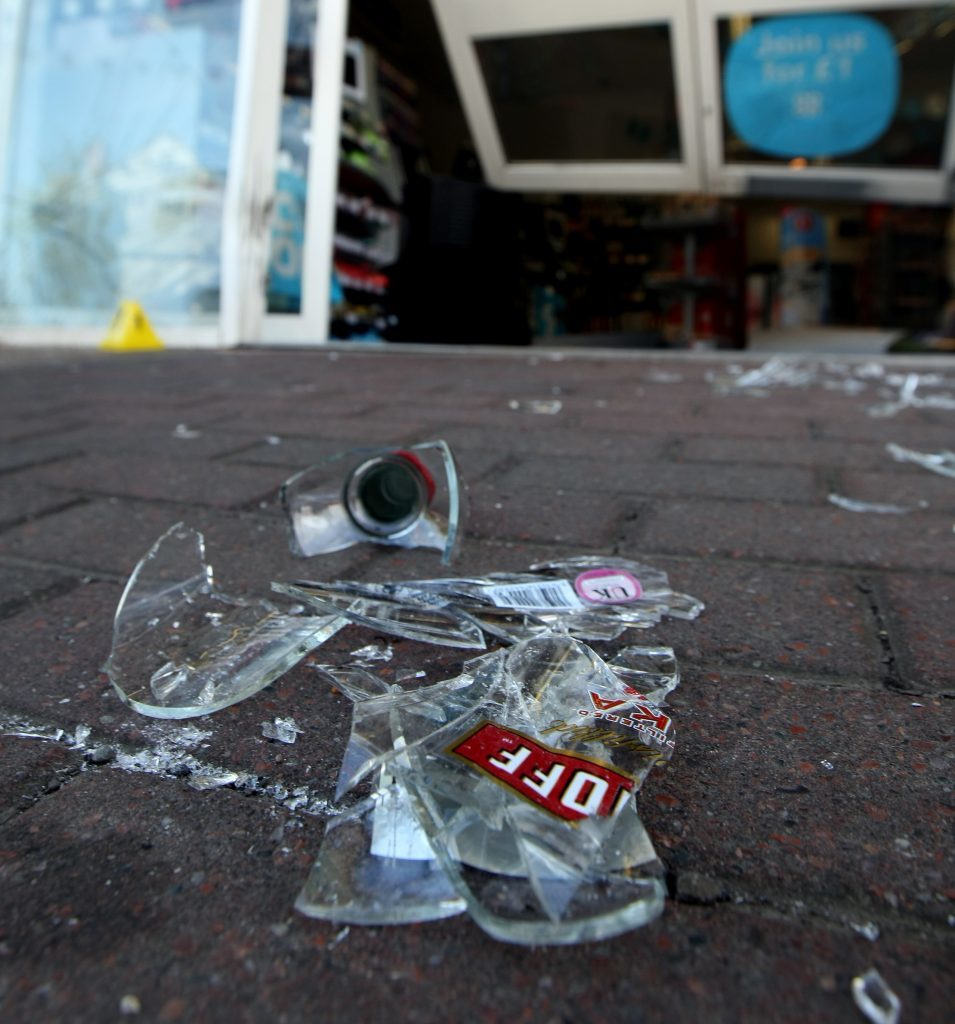 Goods were stolen in a ram raid at Co-Op store at Panmurefield Village, Dundee.