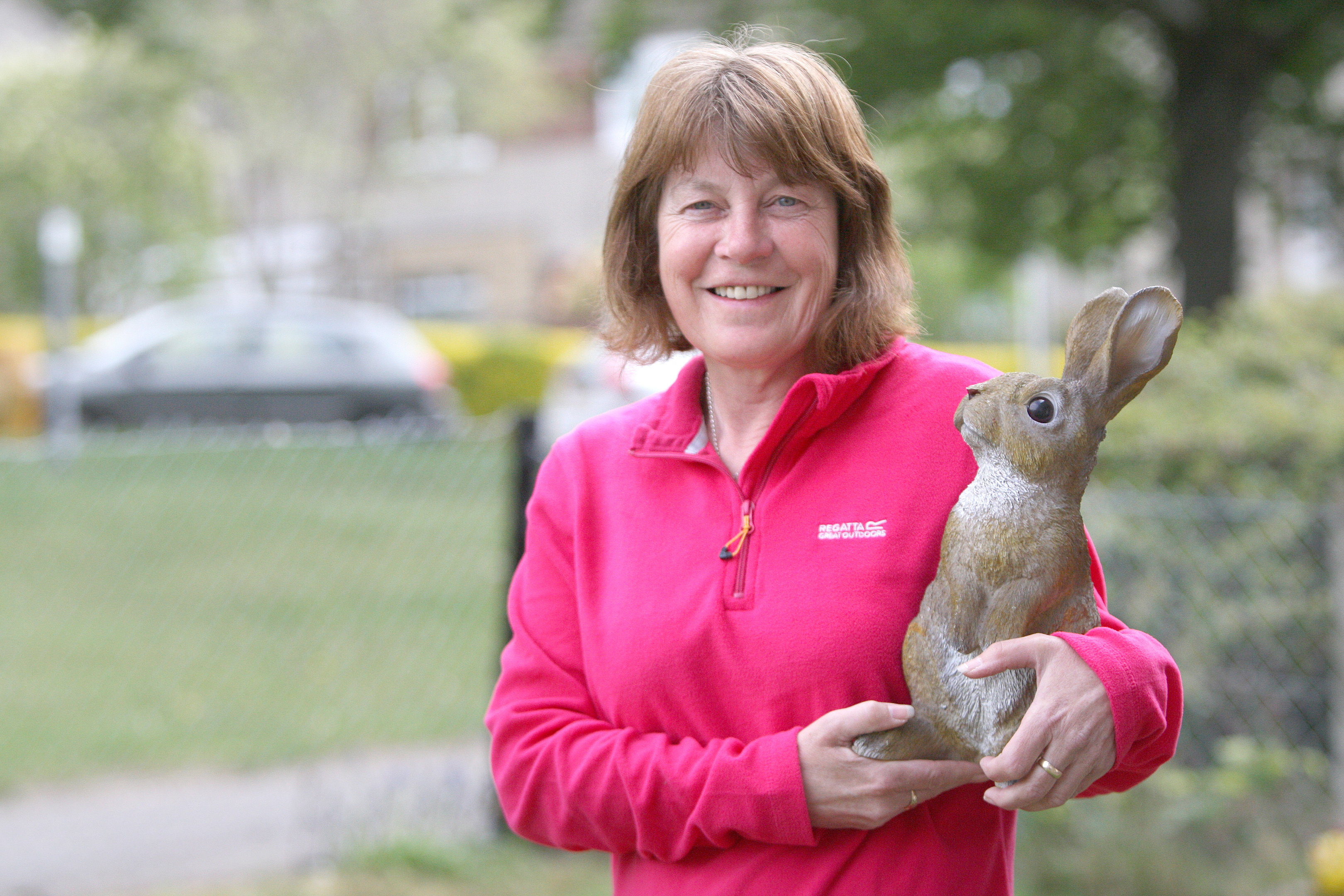 Fiona McWilliams had her rabbit ornament stolen from her garden in Perth.