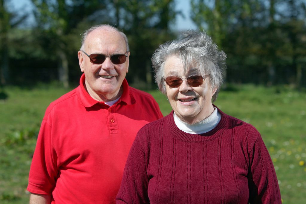 Ken and Anne Scott, of Braes of Kerryston, Kellas