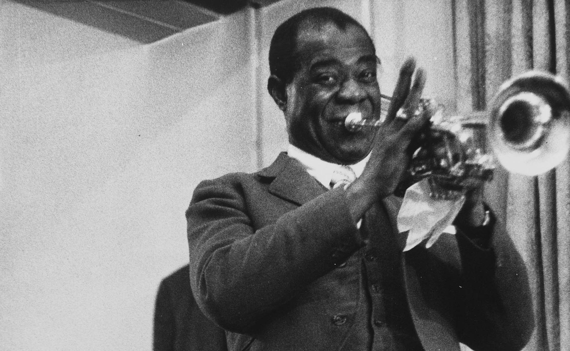A photo of Louis Armstrong by Michael Peto.