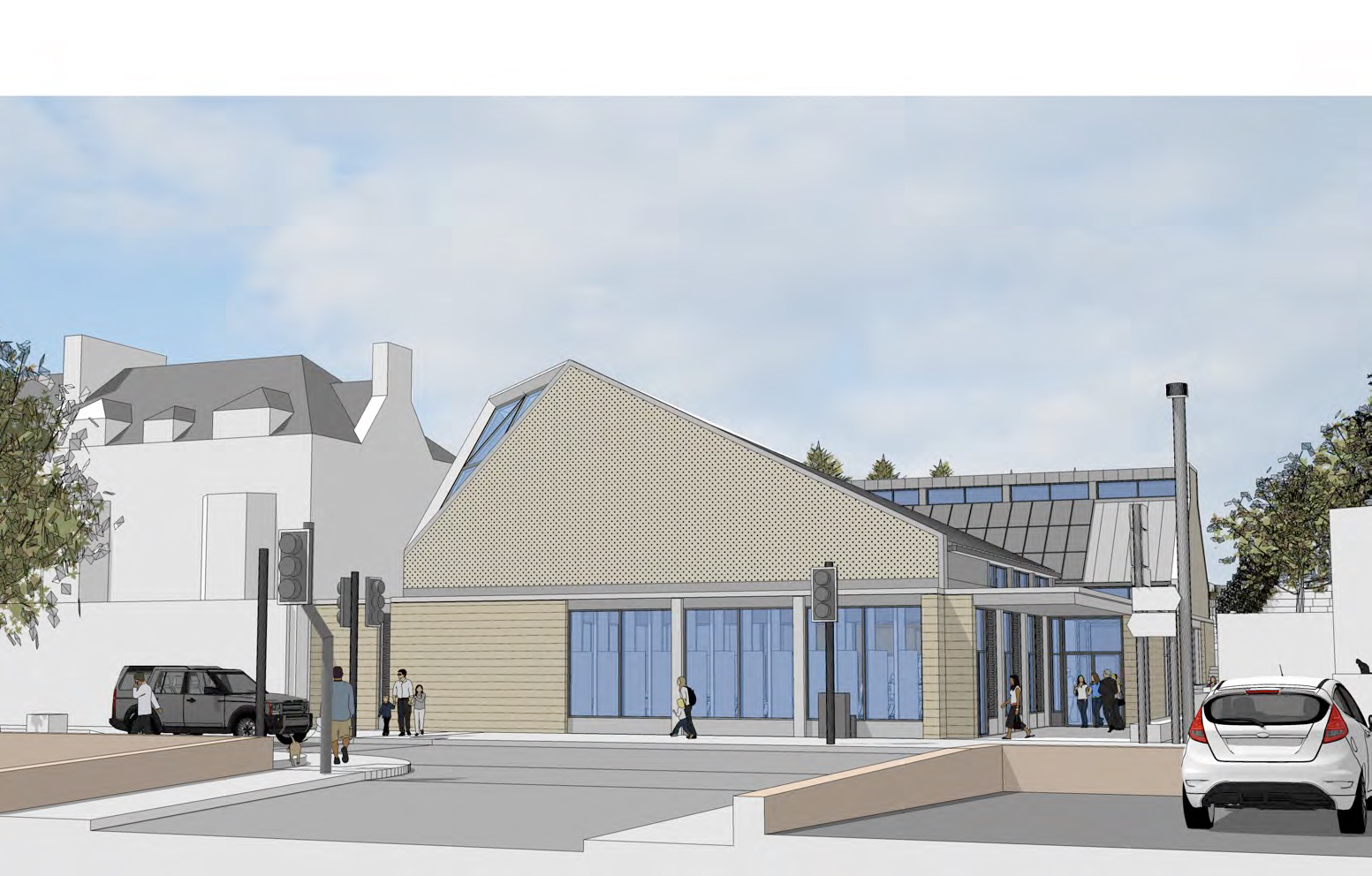 An impression of how the main church building could look, on Monifieth High Street.