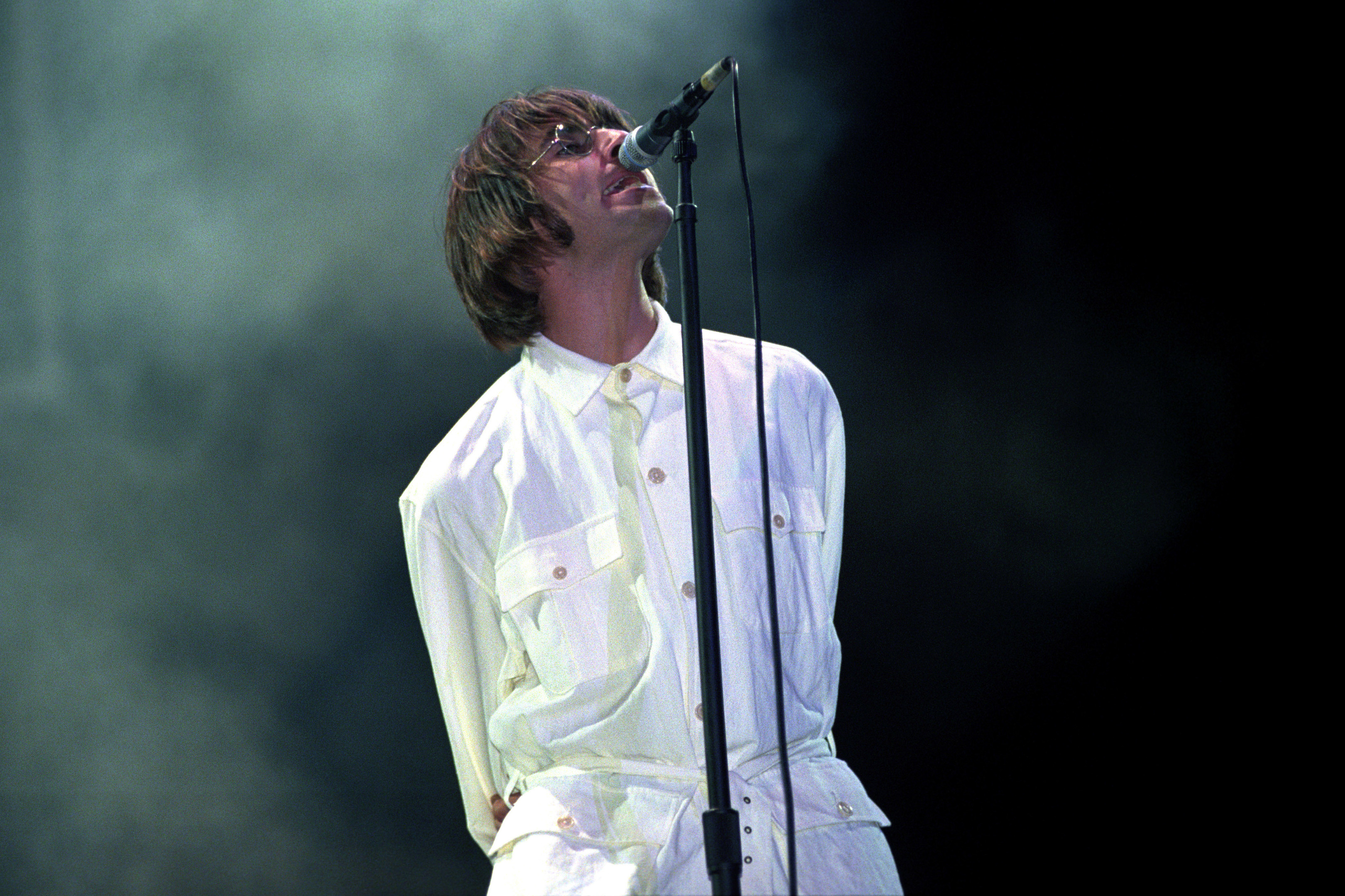 Liam Gallagher of Oasis.