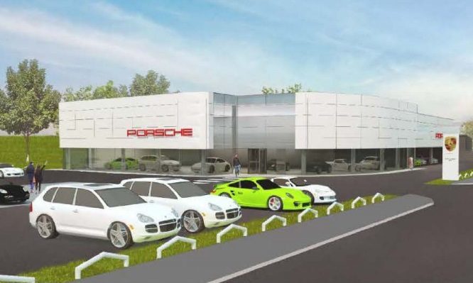 How the new Perth Porsche Centre could look.