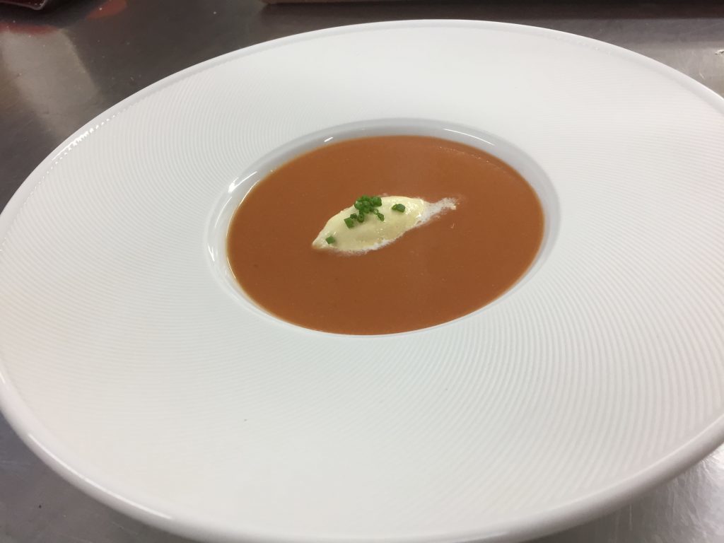 Tomato and red pepper soup