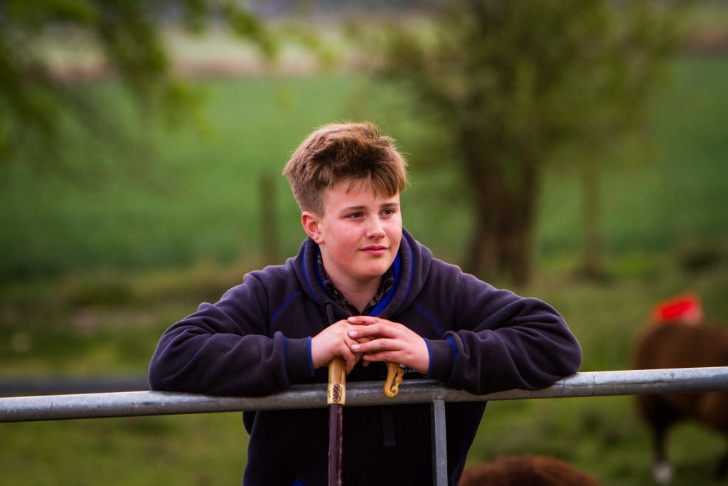 Young farmer Archie Downie.