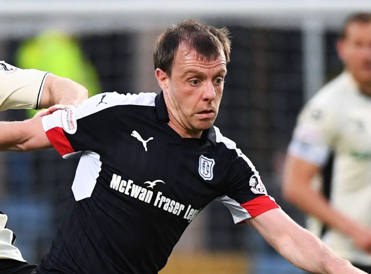 Paul McGowan in action against Inverness.