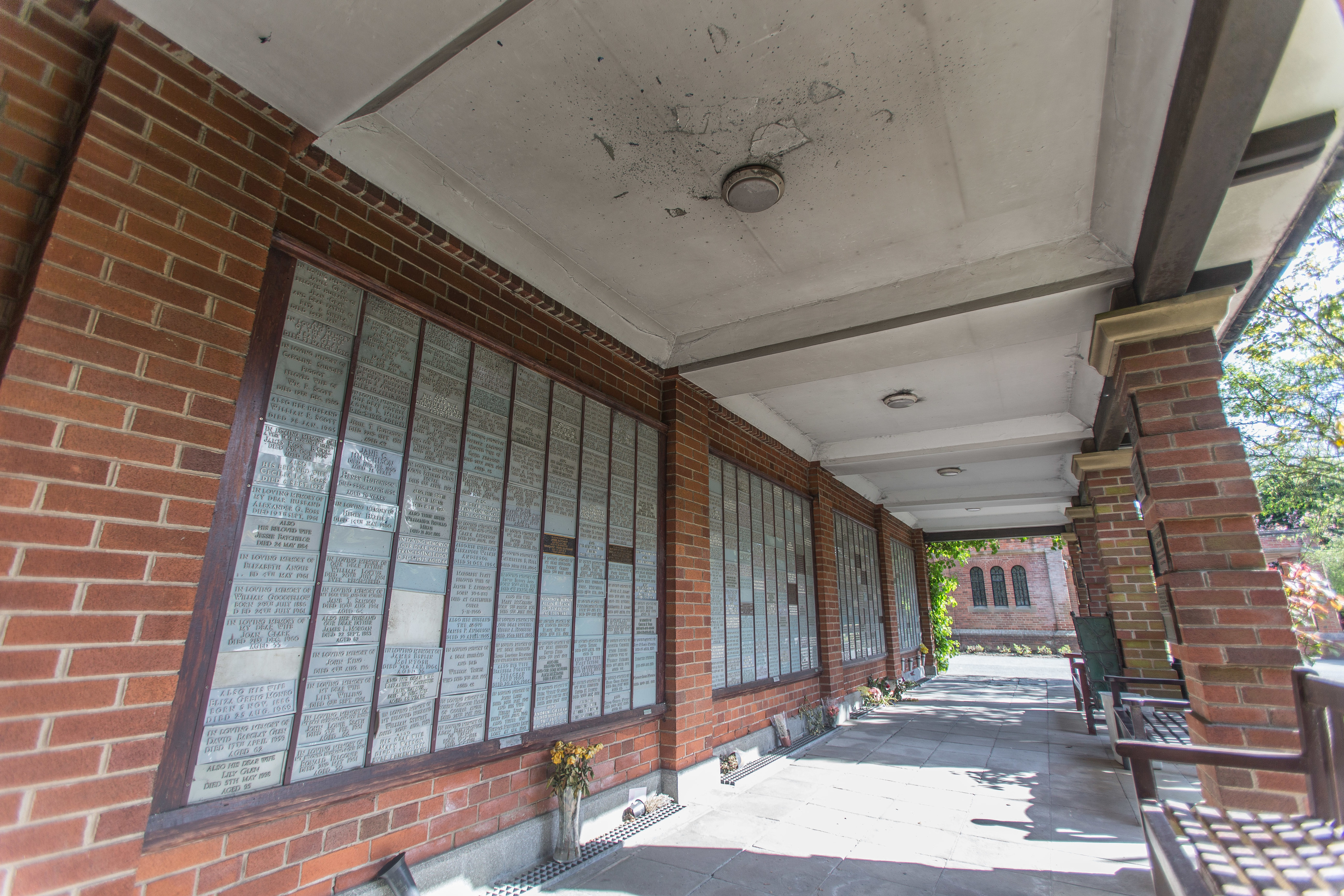 Some of the plaques were so badly damaged that they had to be removed.