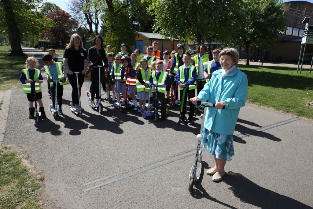 Scooting is fab fun!