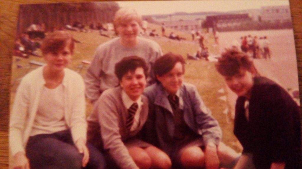 Whitfield High School sports day circa 1985.
