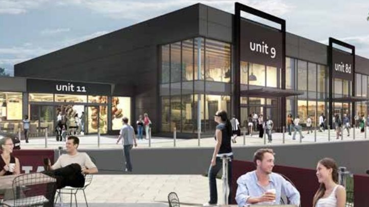 An artists' impression of the St Catherine's Retail Park plan.