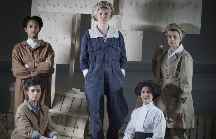 The cast from The 306 Day: a new show by the National Theatre of Scotland about women in World War 1 which is touring Scotland from May to June 2017.
