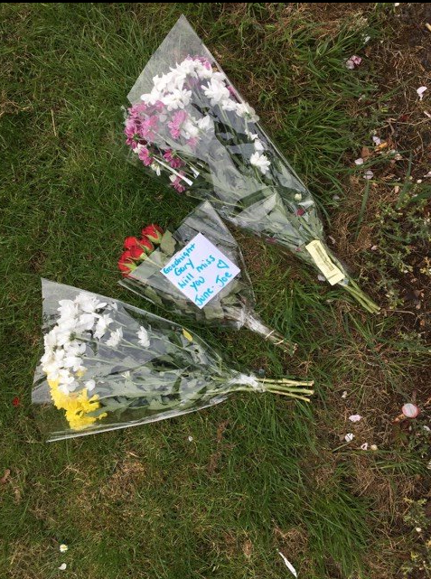 Tributes and flowers to Mr McMillan have started to appear on Lawton Road.