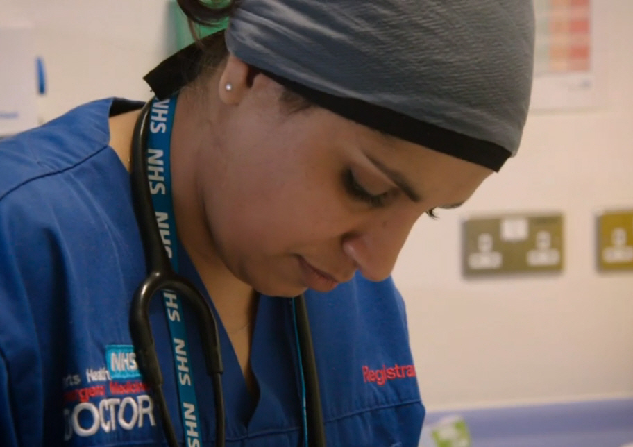 Dr Saleyha Ahsan works at the front line of the NHS