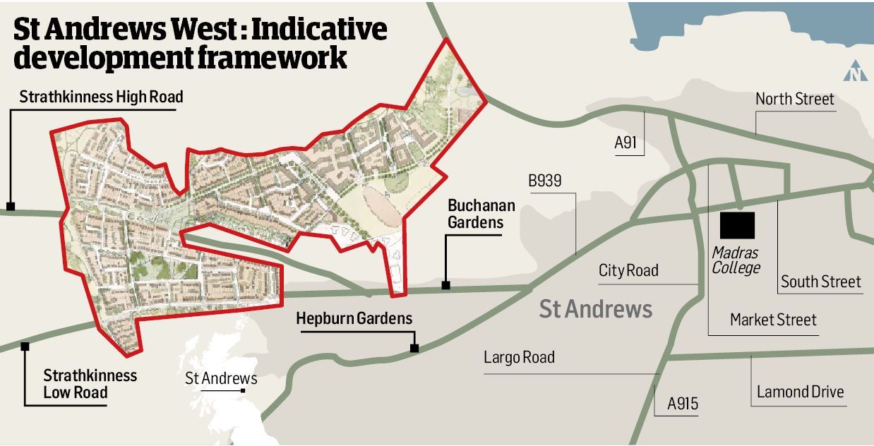 An idea of how the St Andrews West expansion will look.