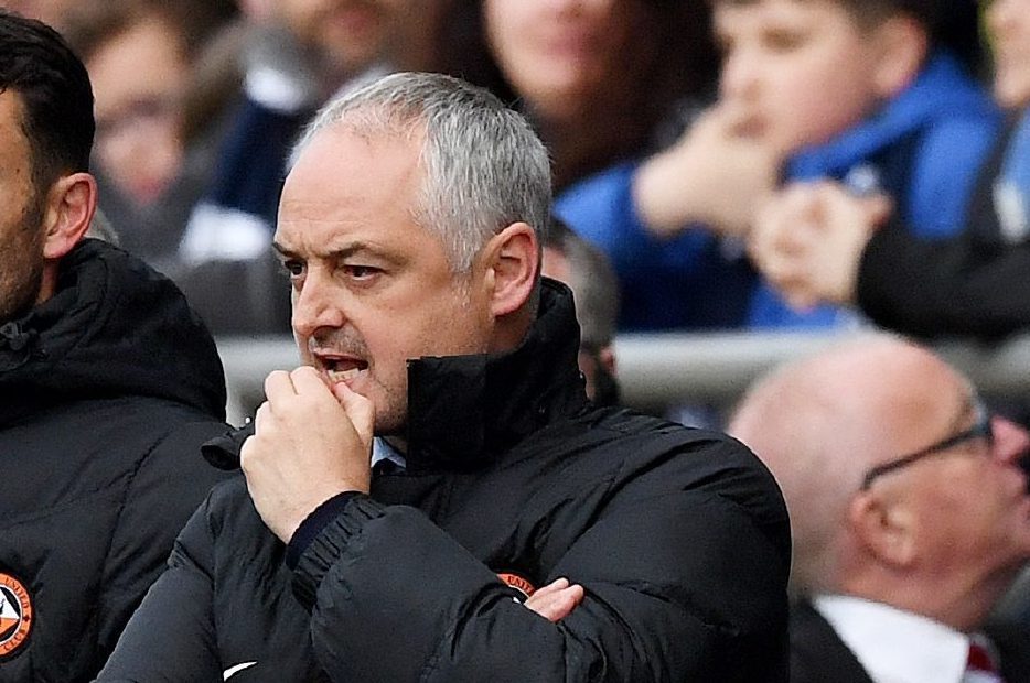 Ray McKinnon during the play-off thriller.