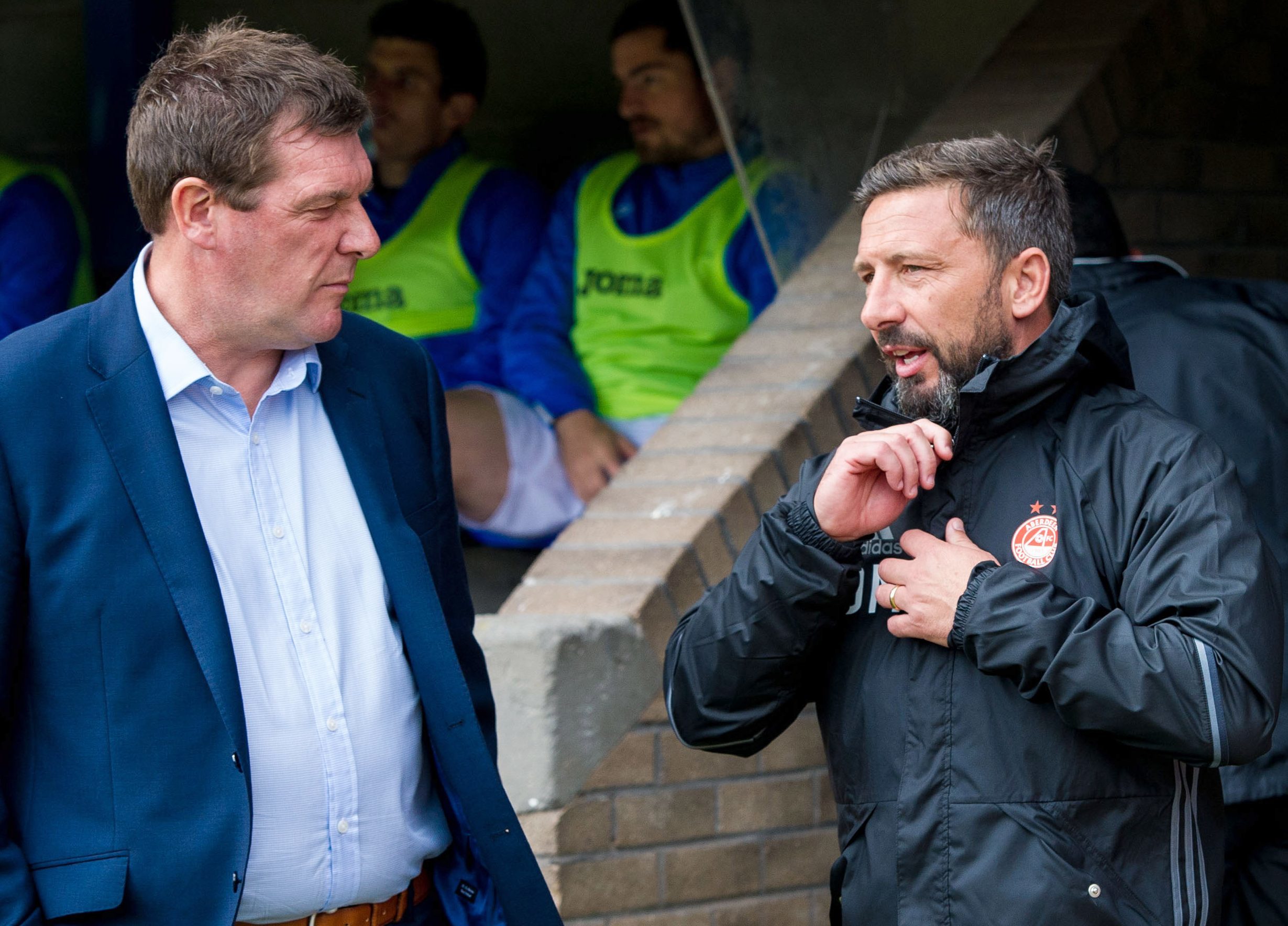 Tommy Wright won't be replacing Derek McInnes at Aberdeen.