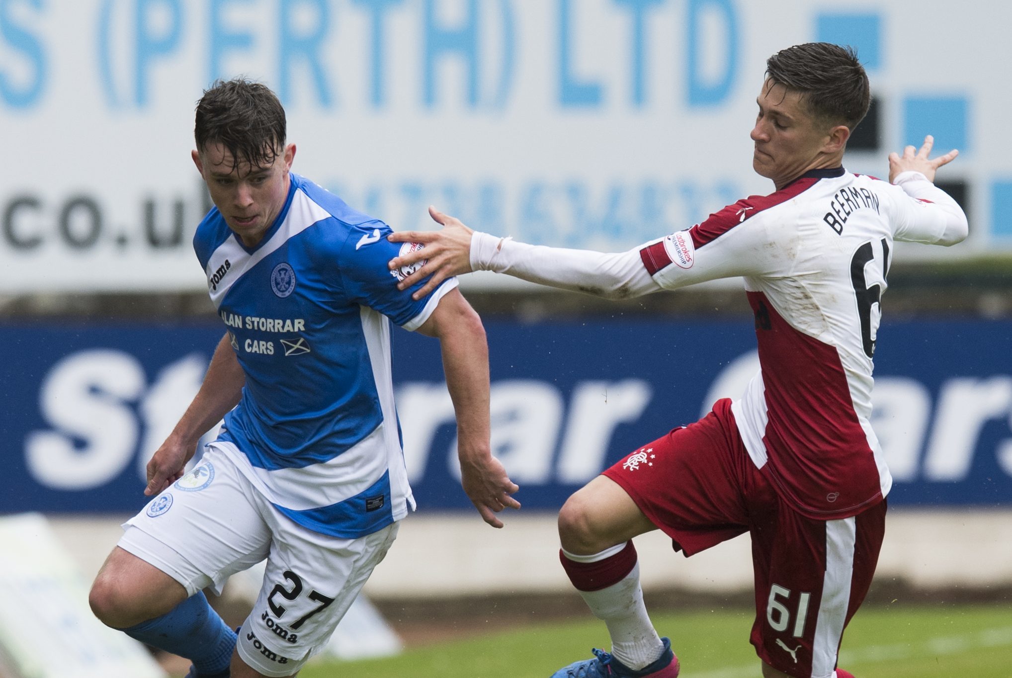 Craig Thomson in action against Rangers.