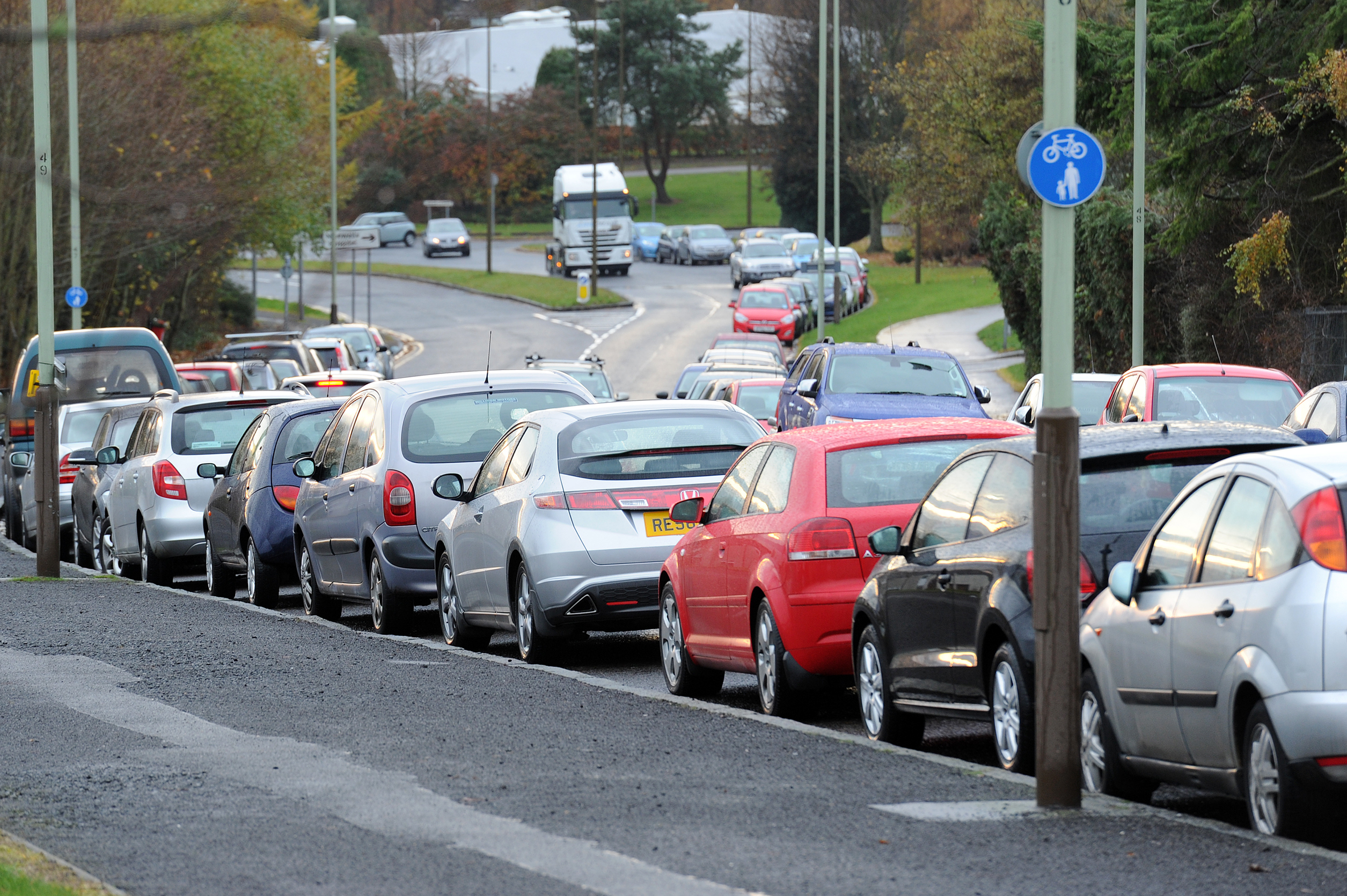 Parking has long been a problem at Ninewells.