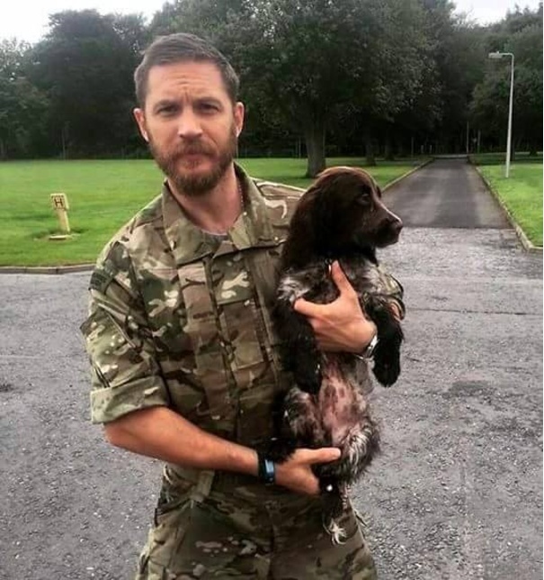 Tom Hardy during his Angus visit in 2015