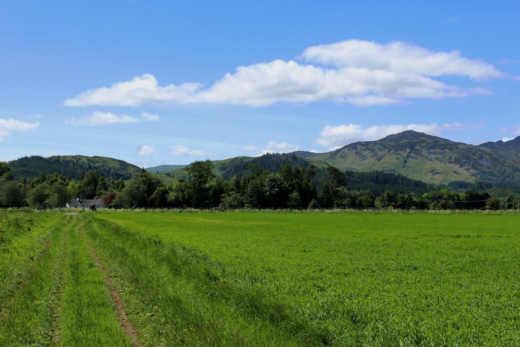4 - Fields and hills to the south of Comrie - James Carron, Take a Hike