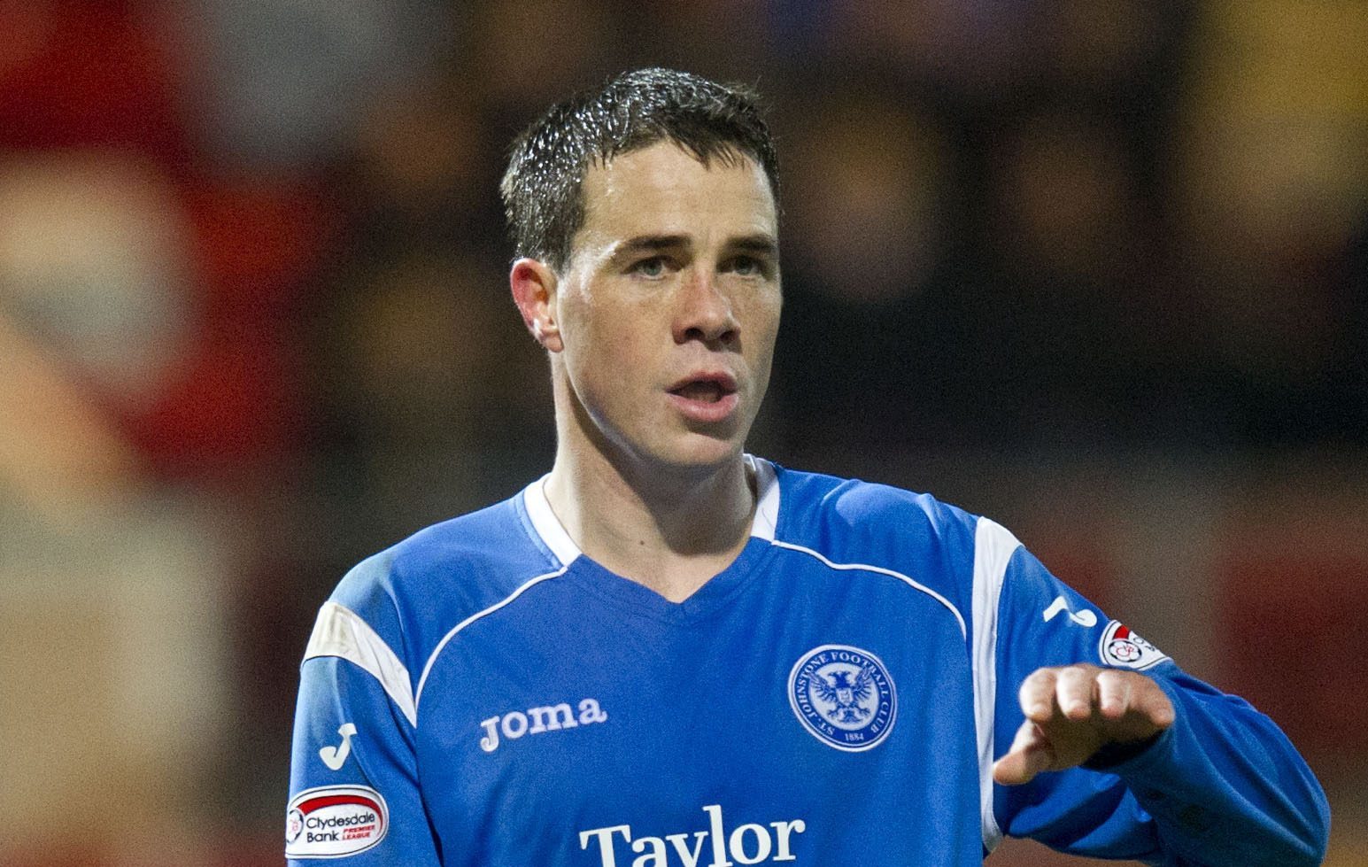 Graham Gartland in action for St Johnstone.