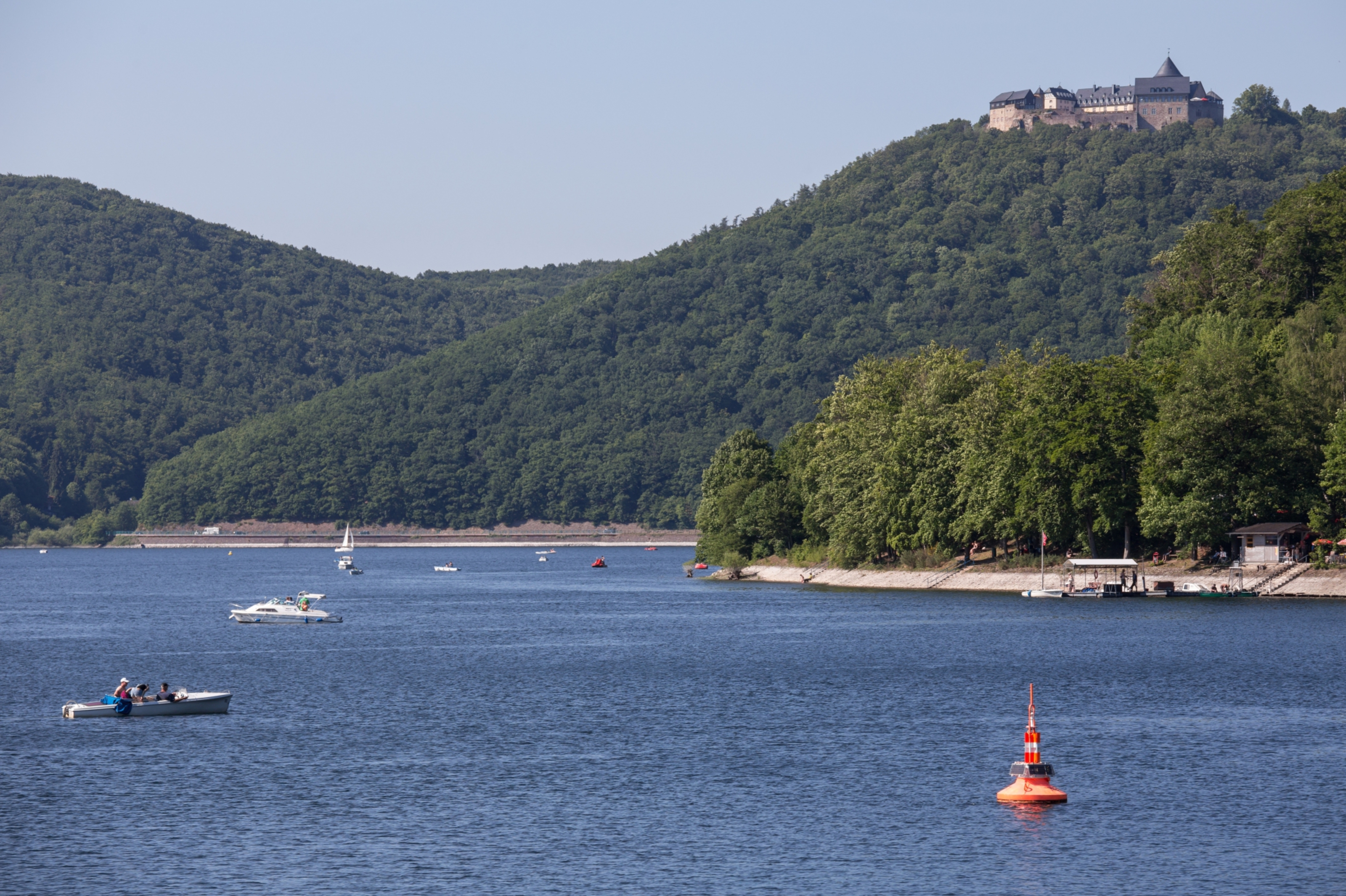 Edersee Lake in Germany.