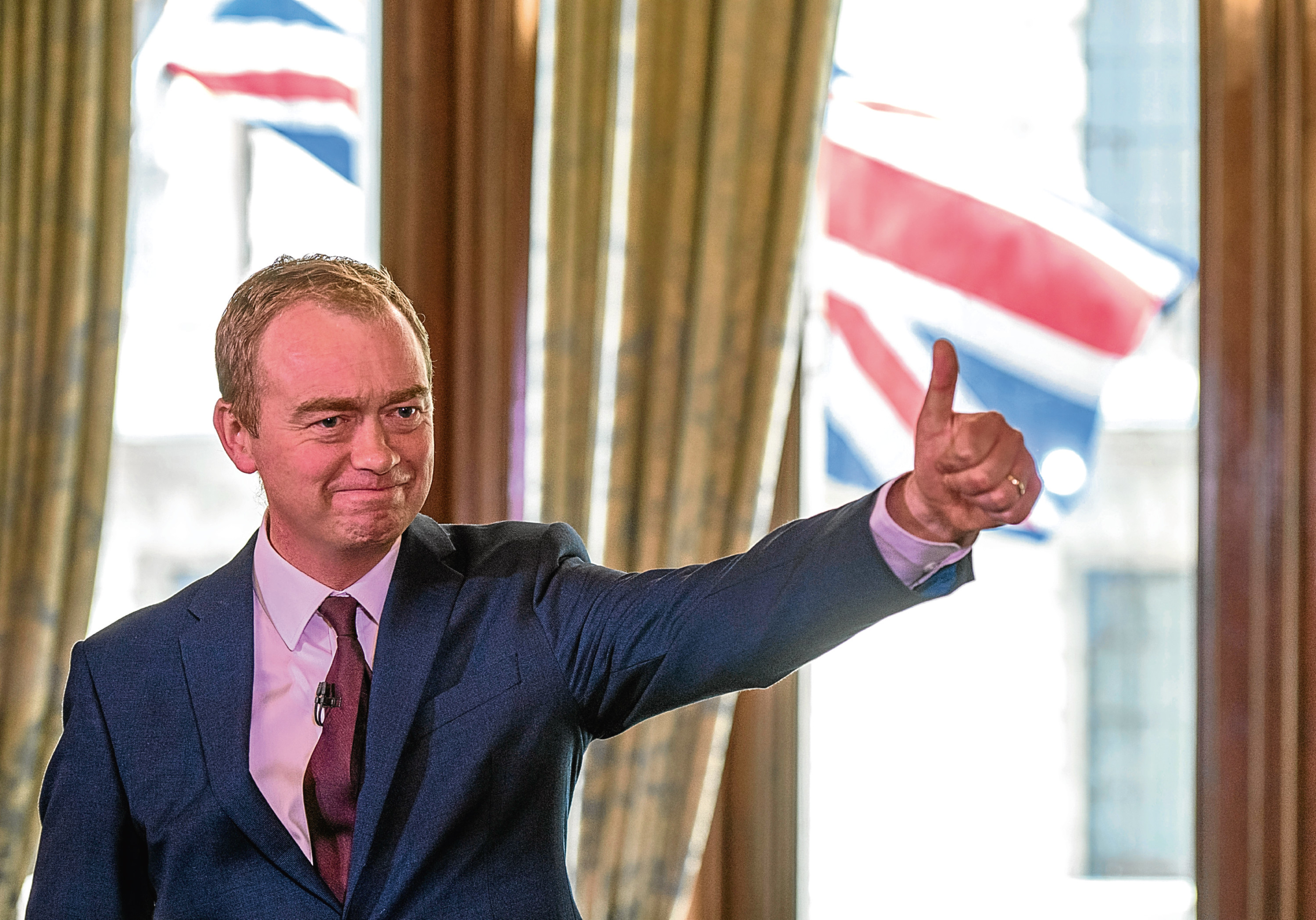 Liberal Democrat leader Tim Farron who announced his intention to stand down.