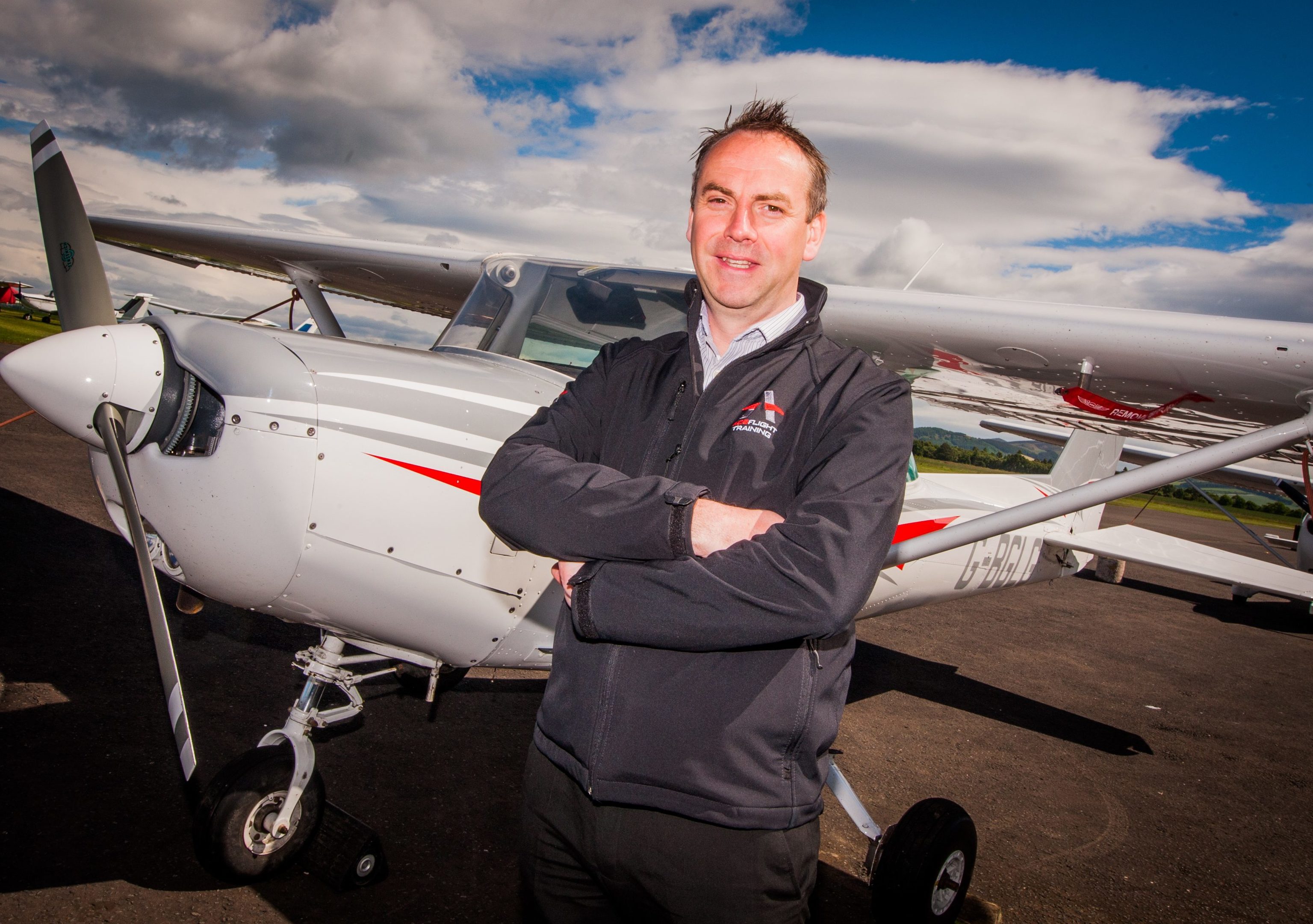 ACS Aviation managing director Graeme Frater at Perth Airport