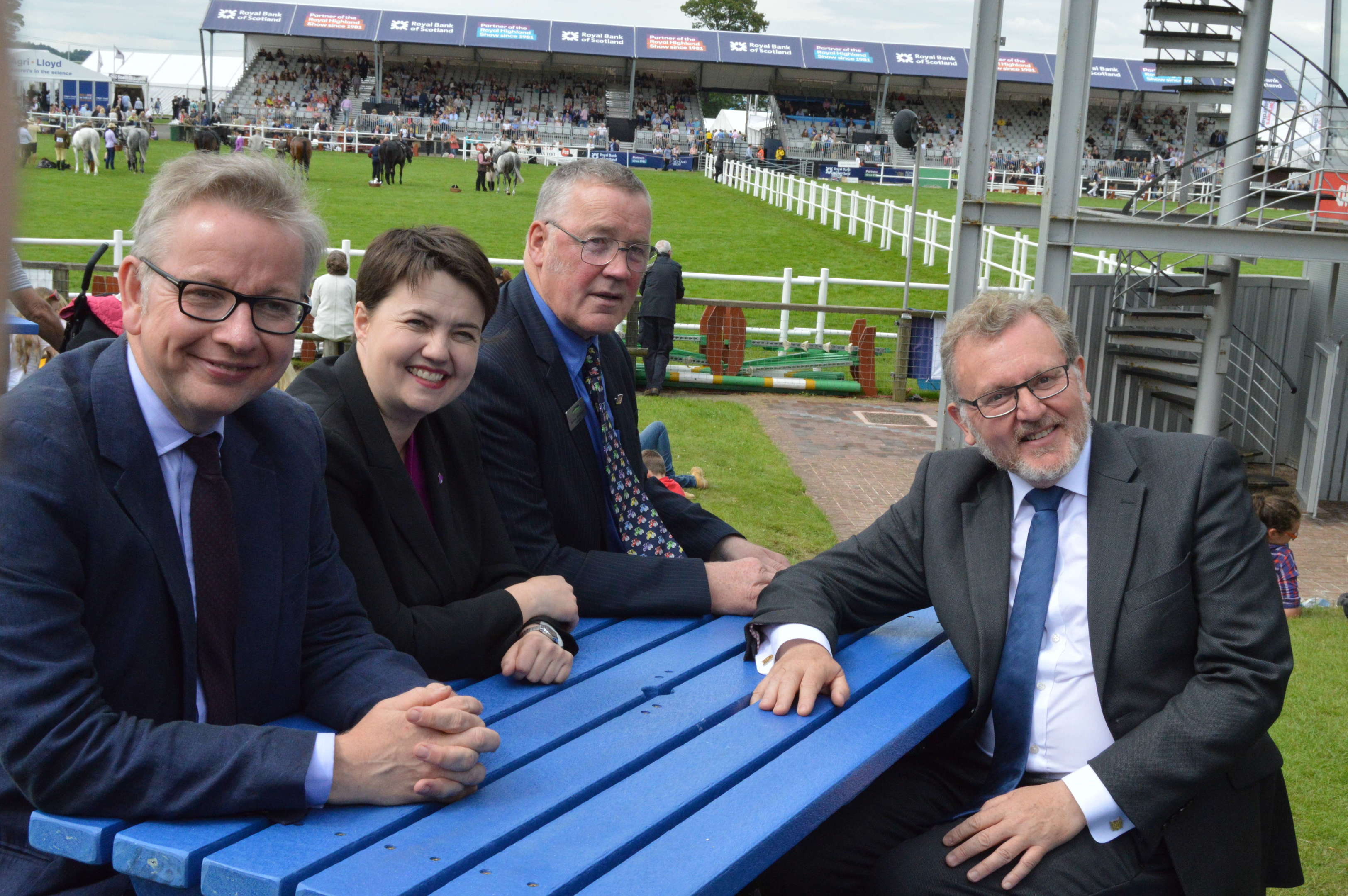 Mr Gove met representatives of most food and farming sectors at the Royal Highland Show