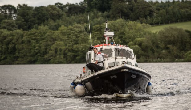 Boating on the River Tay.