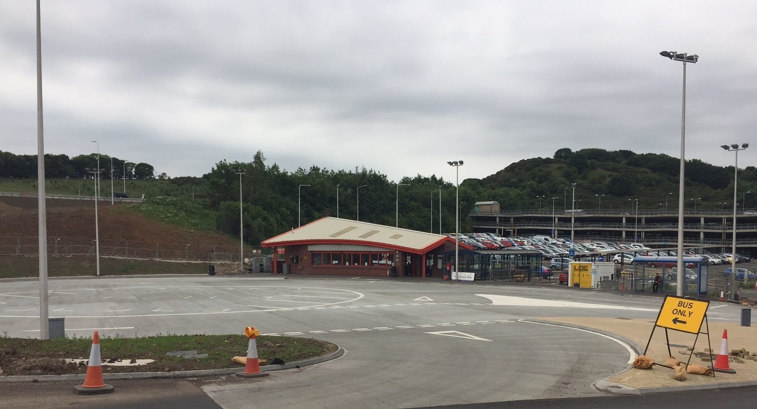 Ferrytoll Park and Ride has been revamped.