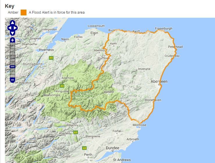 The Sepa flood alert.