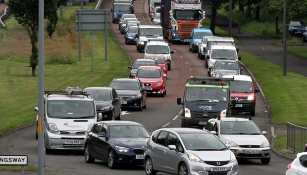 Commuters in Dundee