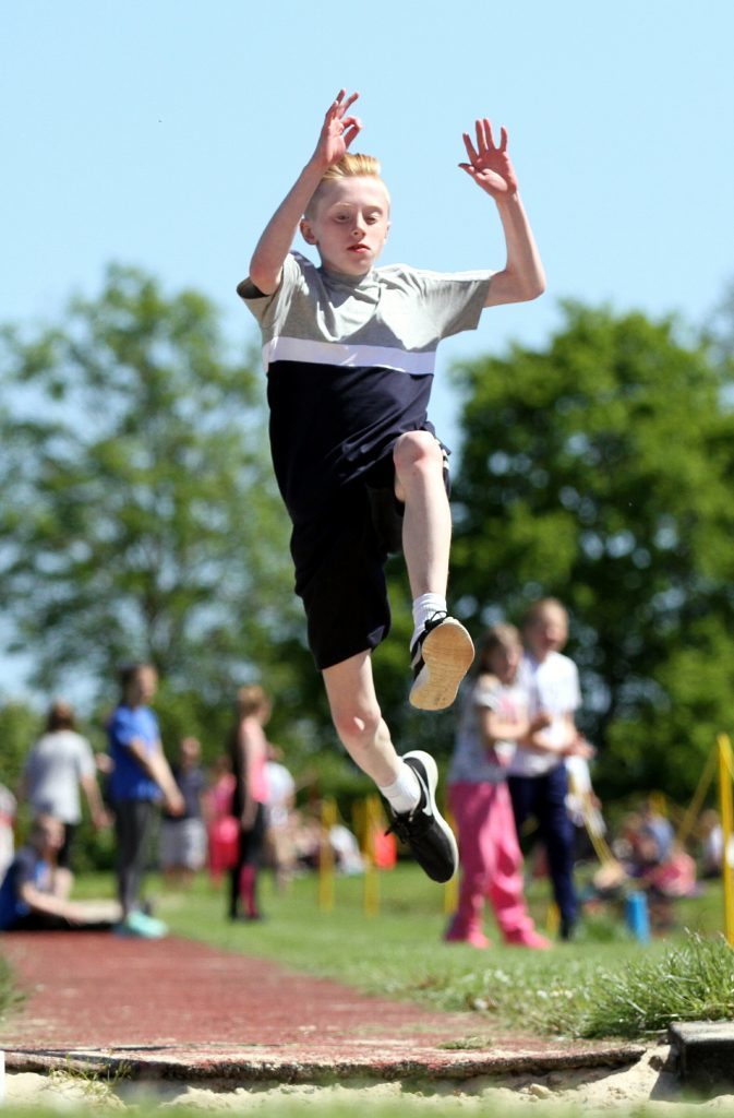 Dundee primary schools sports day at Ronnie McIntosh Stadium in Caird Park.