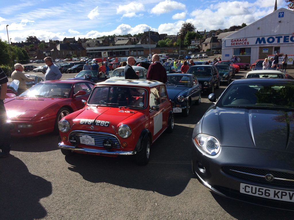 The event attracts an array of machinery.