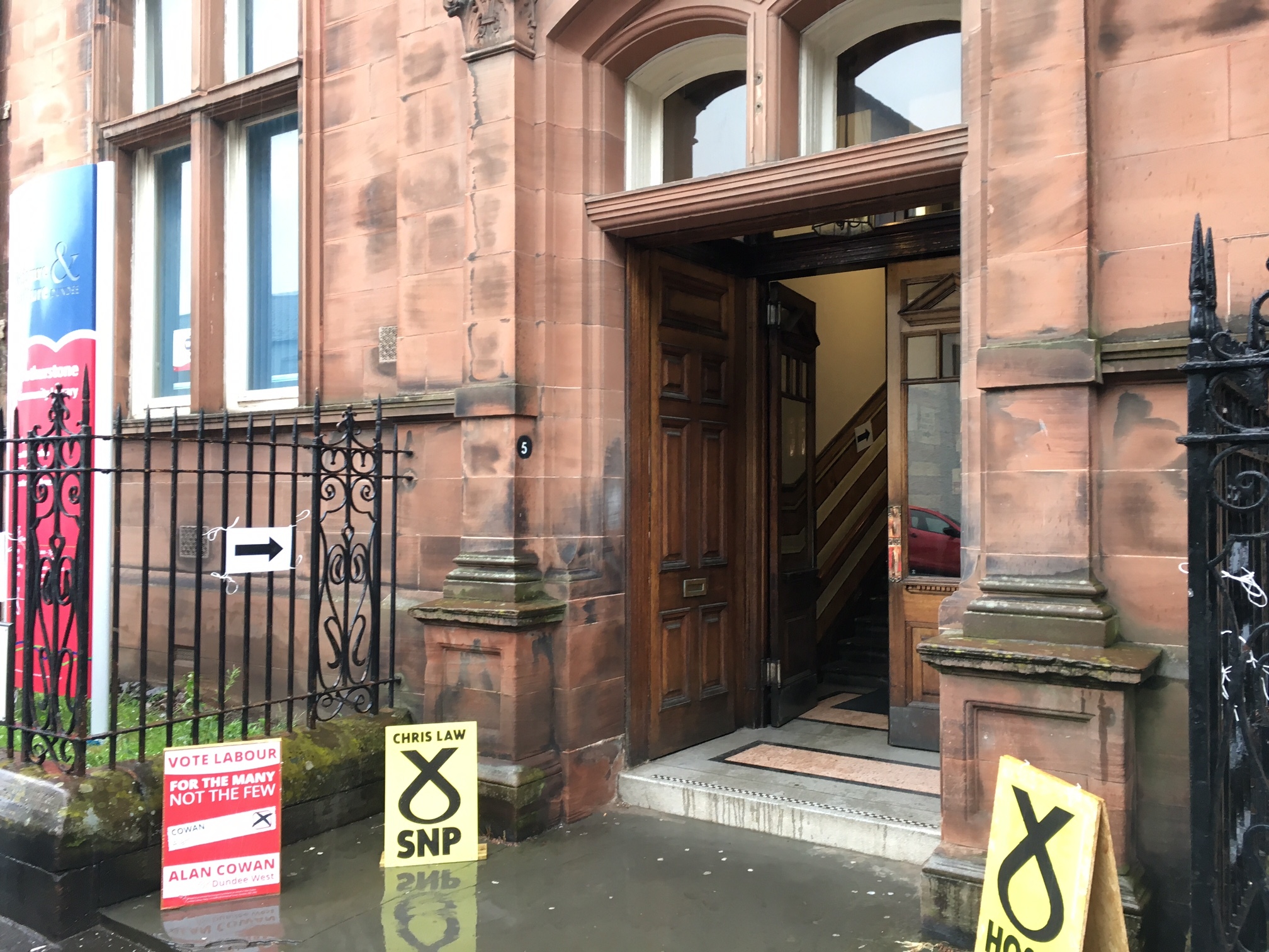 Arthurstone Library polling station.
