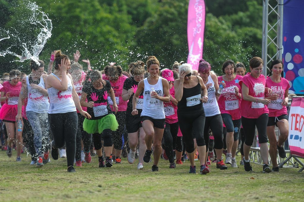 The Race for Life gets underway.
