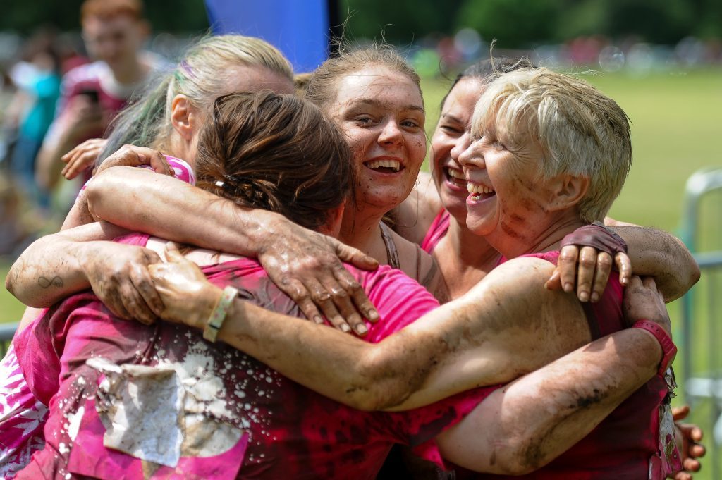 A heart-warming moment at the Race for Life.