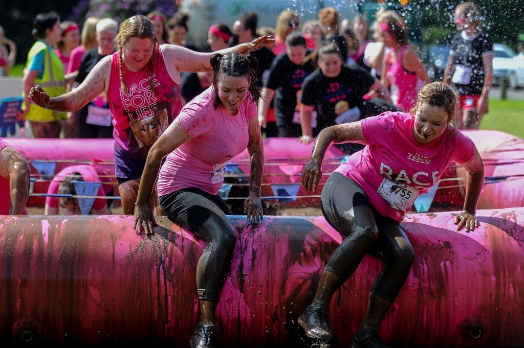 Hundreds of runners took part in the Race for Life.