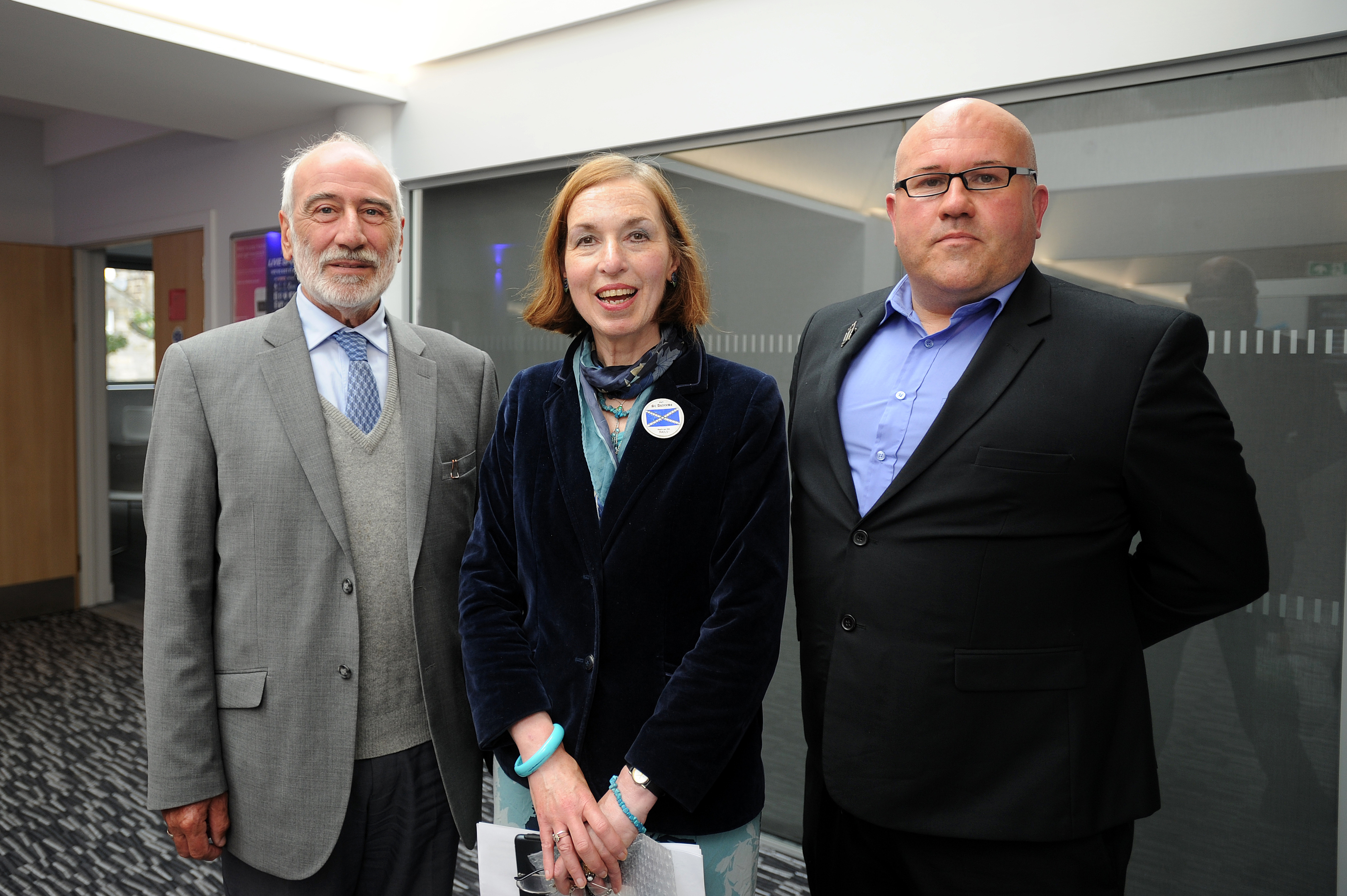 Members of the Starlink group who launched the study - Richard Batchelor, treasurer, Jane Ann Liston, convenor, and Dita Stanis-Traken, secretary.