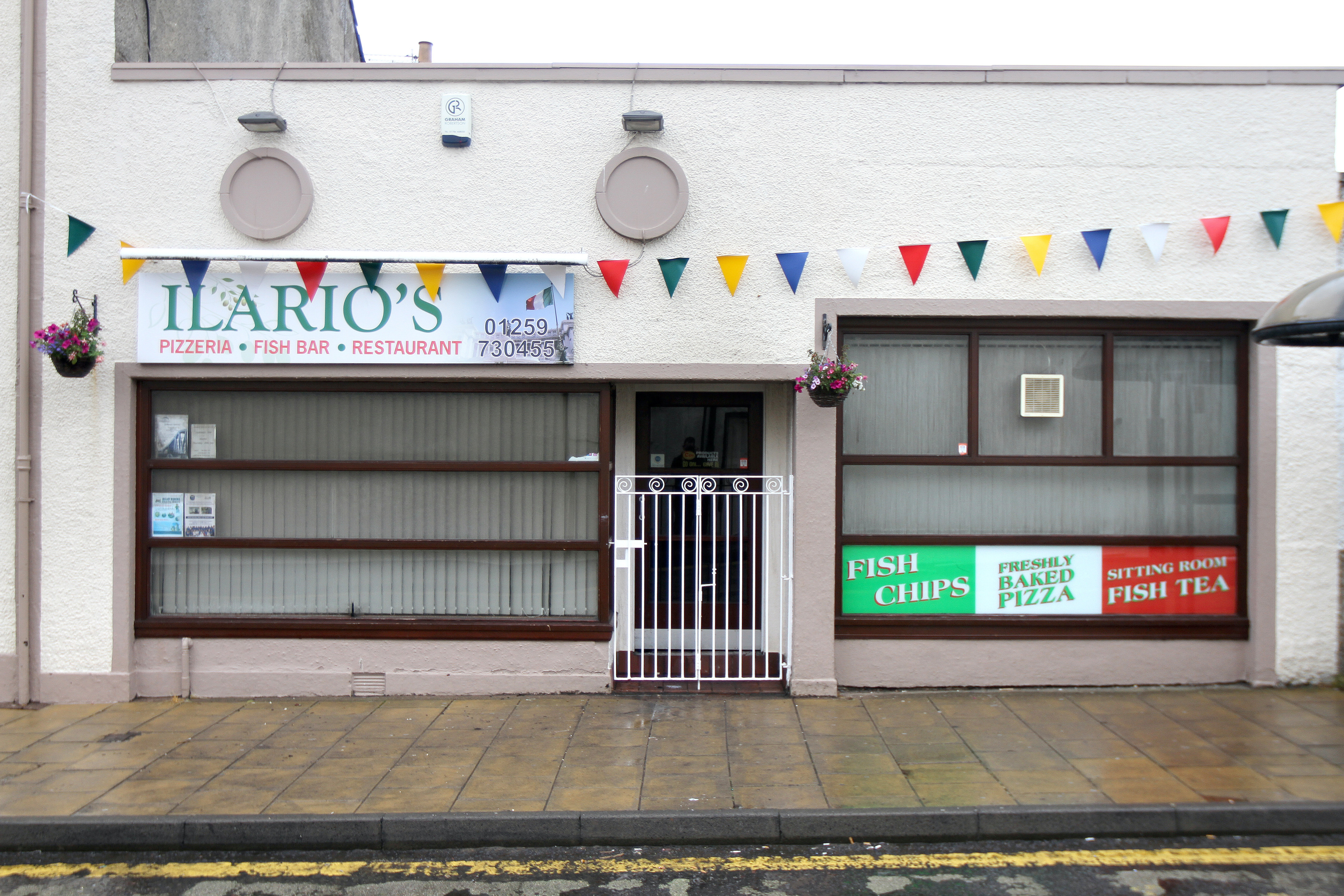 Ilario's was gutted by fire inside, although the building exterior of the building appeared unscathed