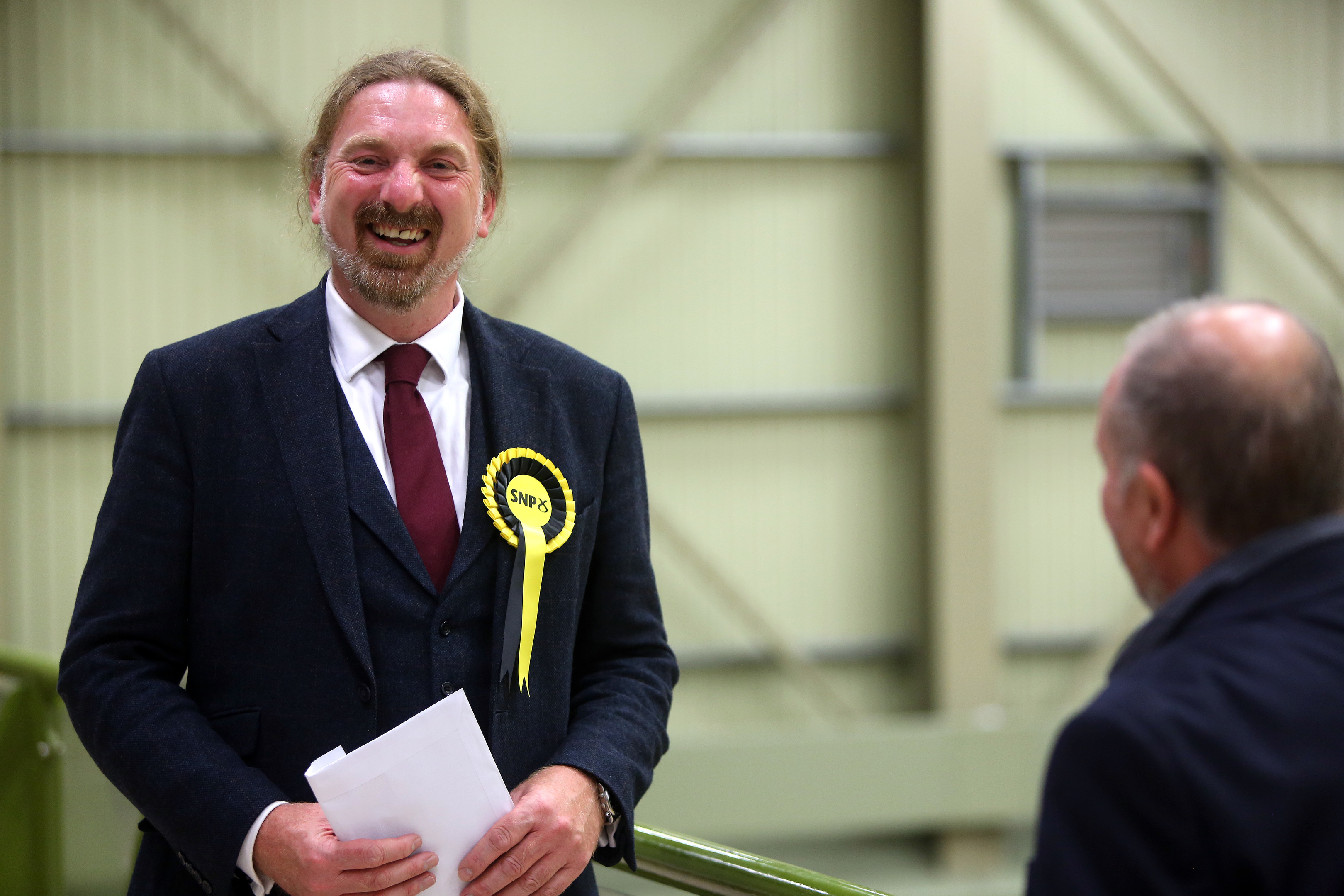 SNP councillors Stewart Hosie and Chris Law .