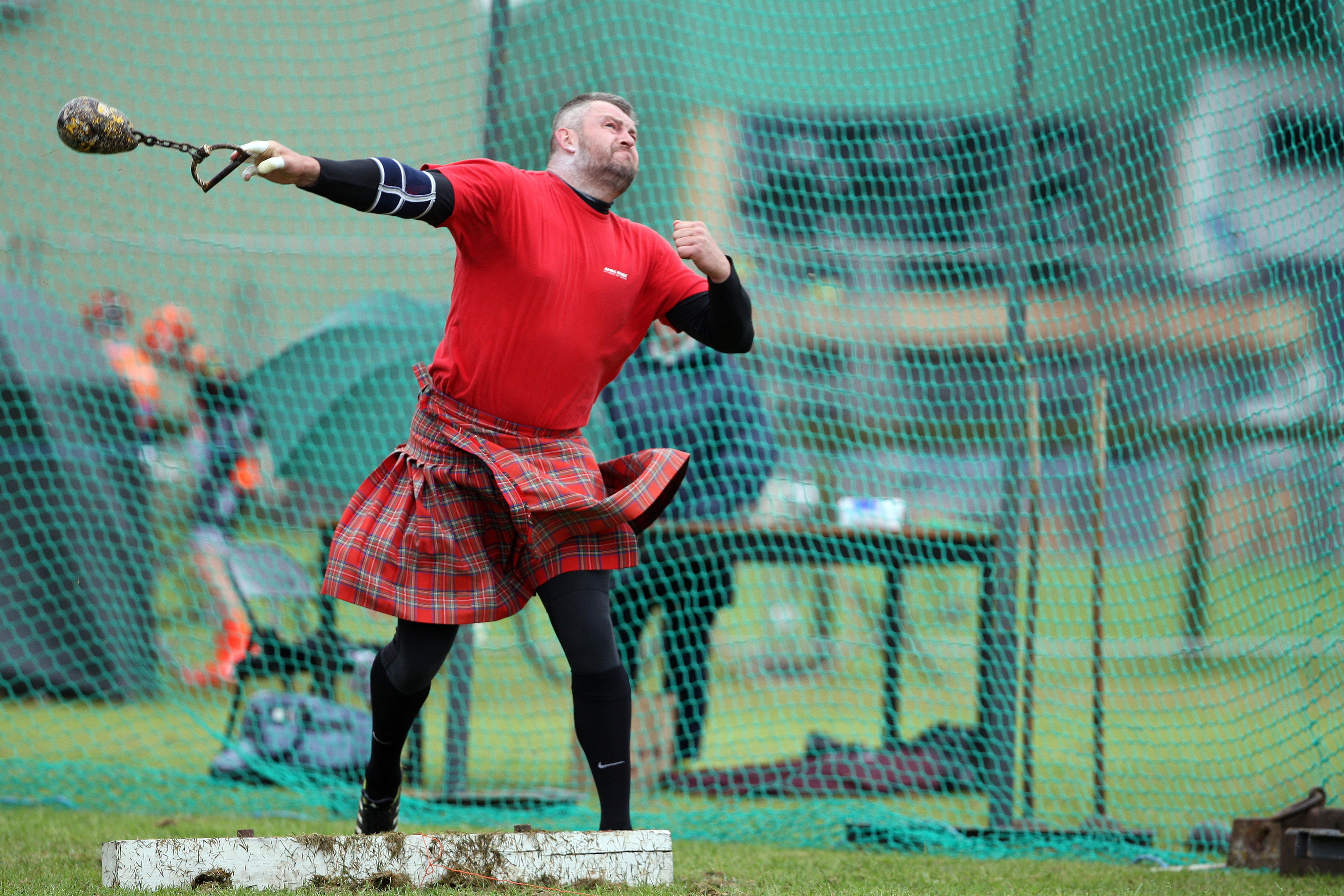 Some of the action from last year's event, but Cupar Highland Games will have to be rescheduled this year.