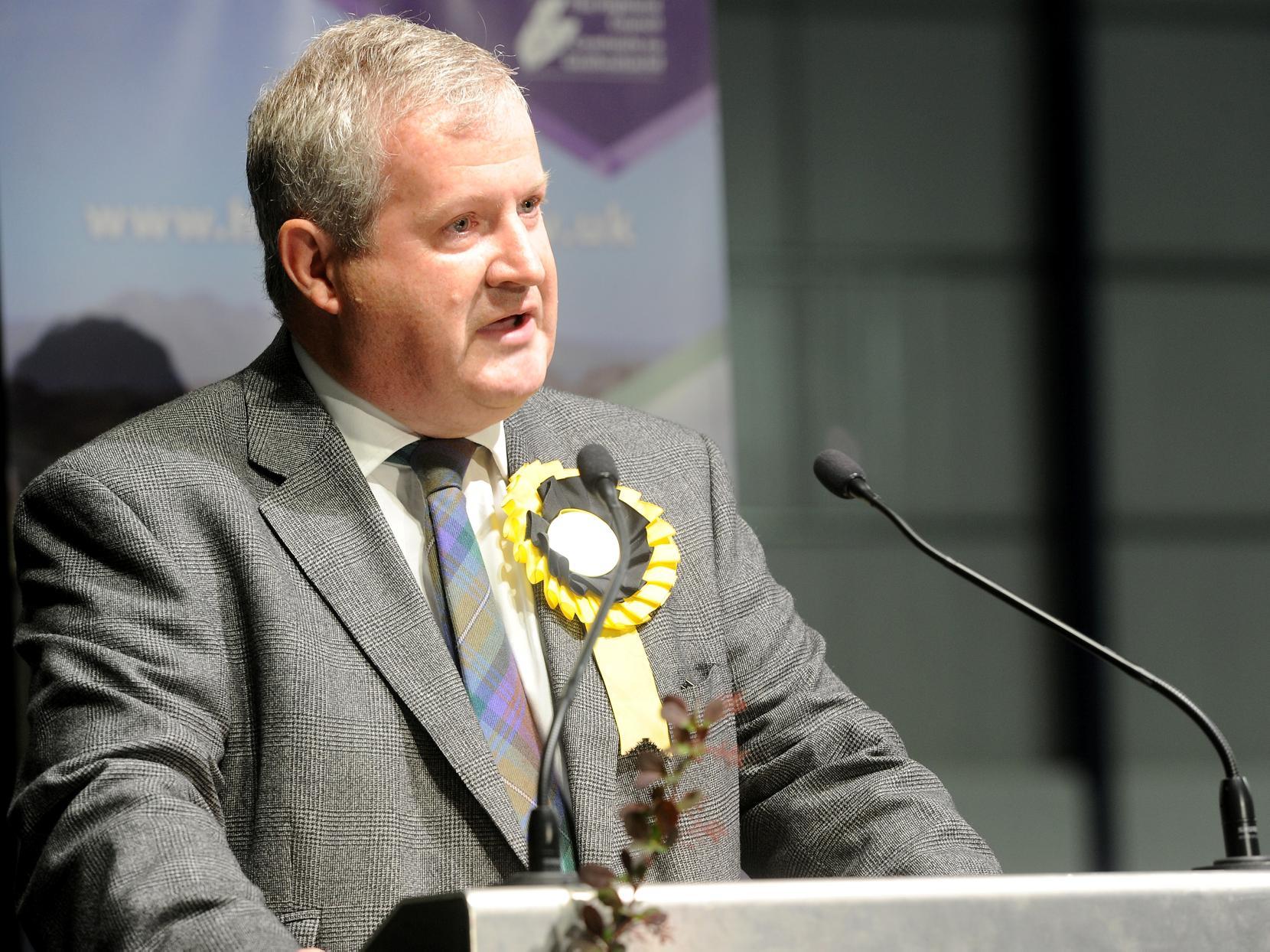 Ian Blackford wins the Ross Cromarty and Skye constituency.