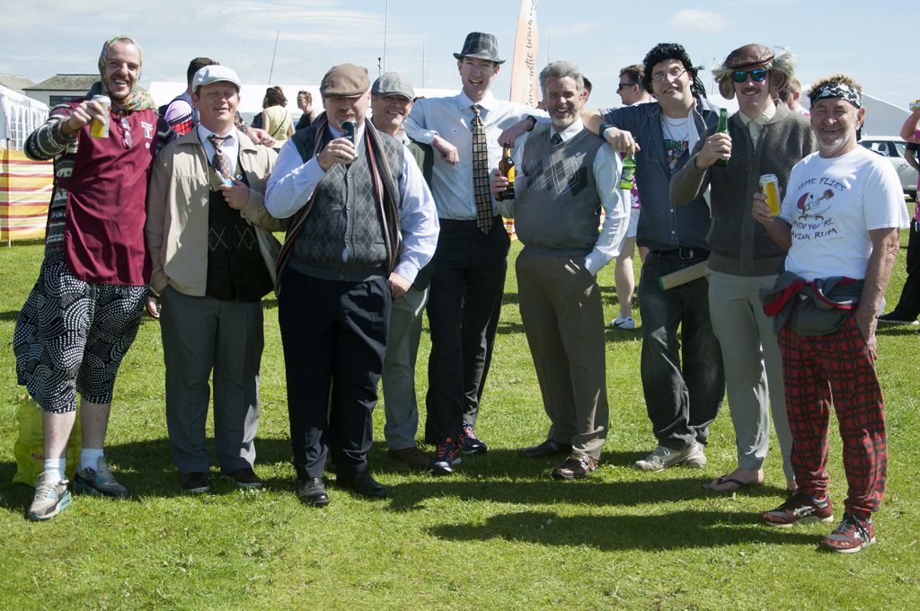 Still Game rugby team at the event.