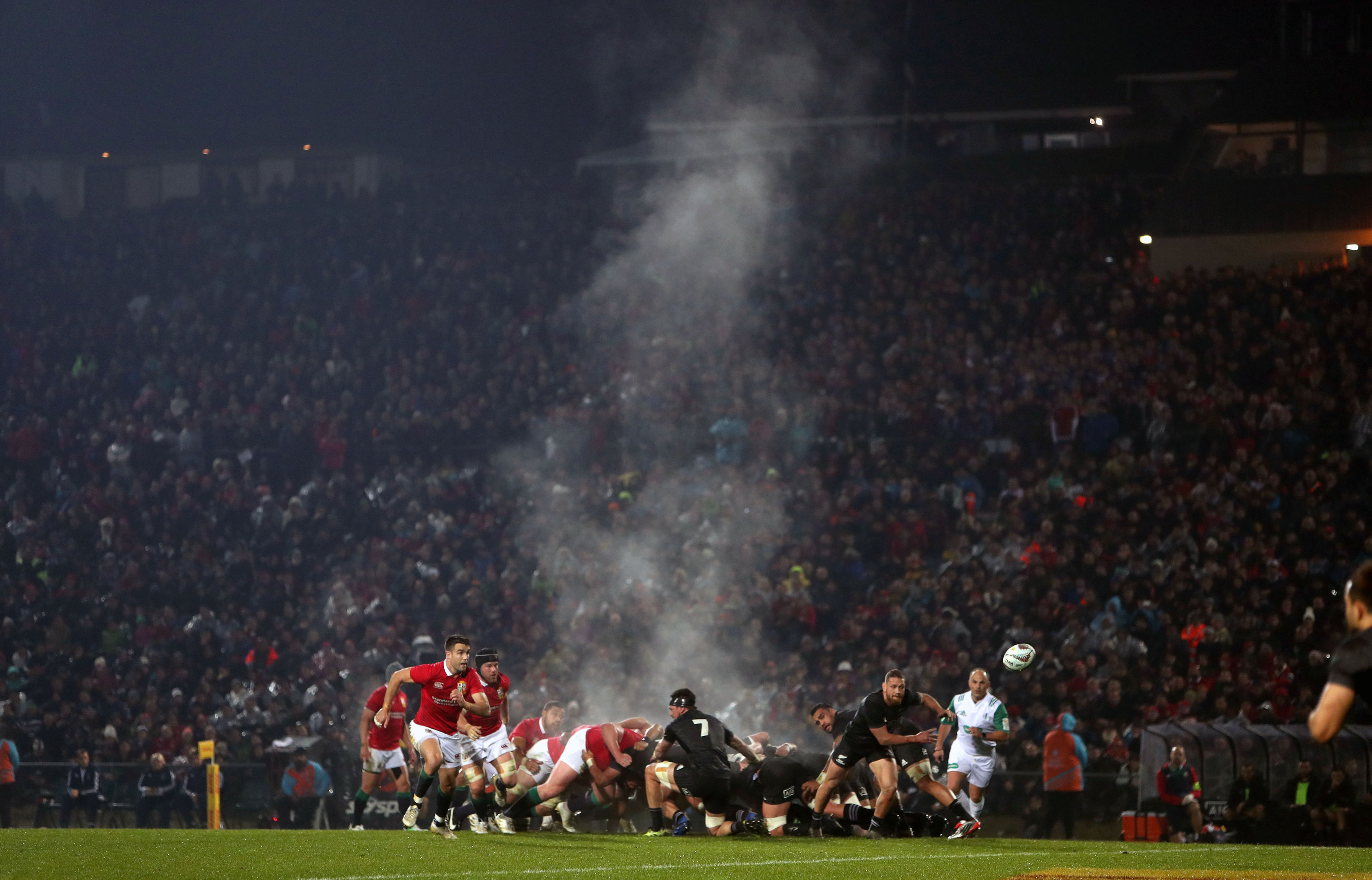 The Lions on tour in New Zealand in 2017.