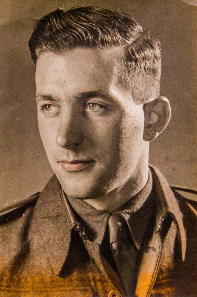 Reg McDonnell in his army days. 